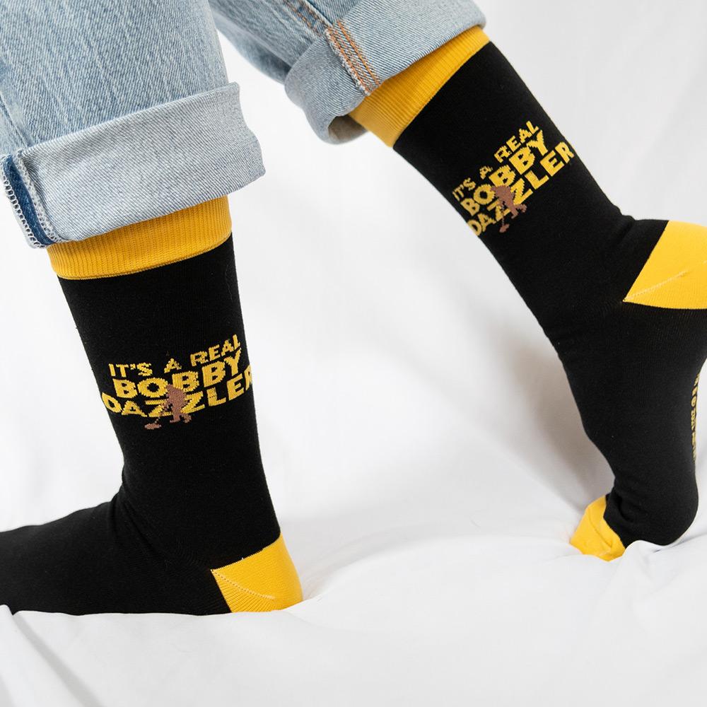 The Curse of Oak Island Real Bobby Dazzler Knit Socks