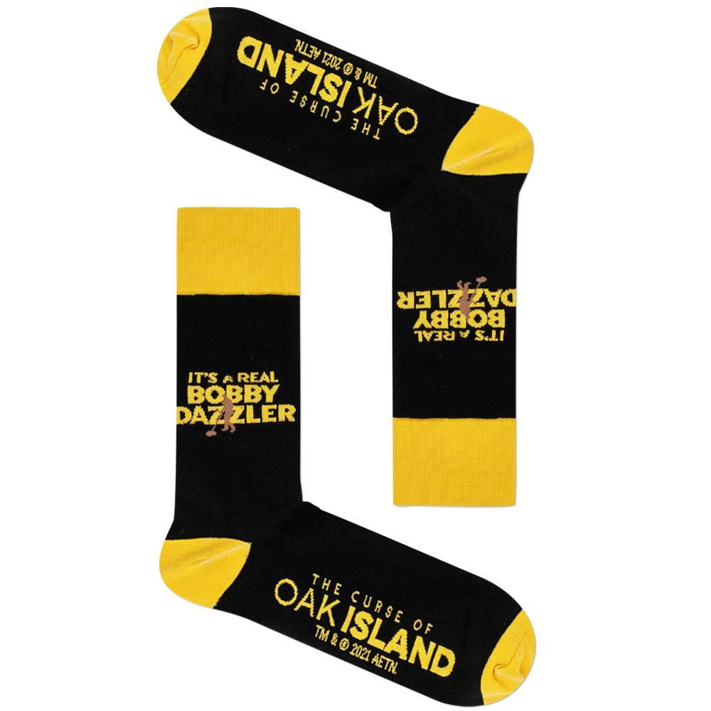 The Curse of Oak Island Real Bobby Dazzler Knit Socks