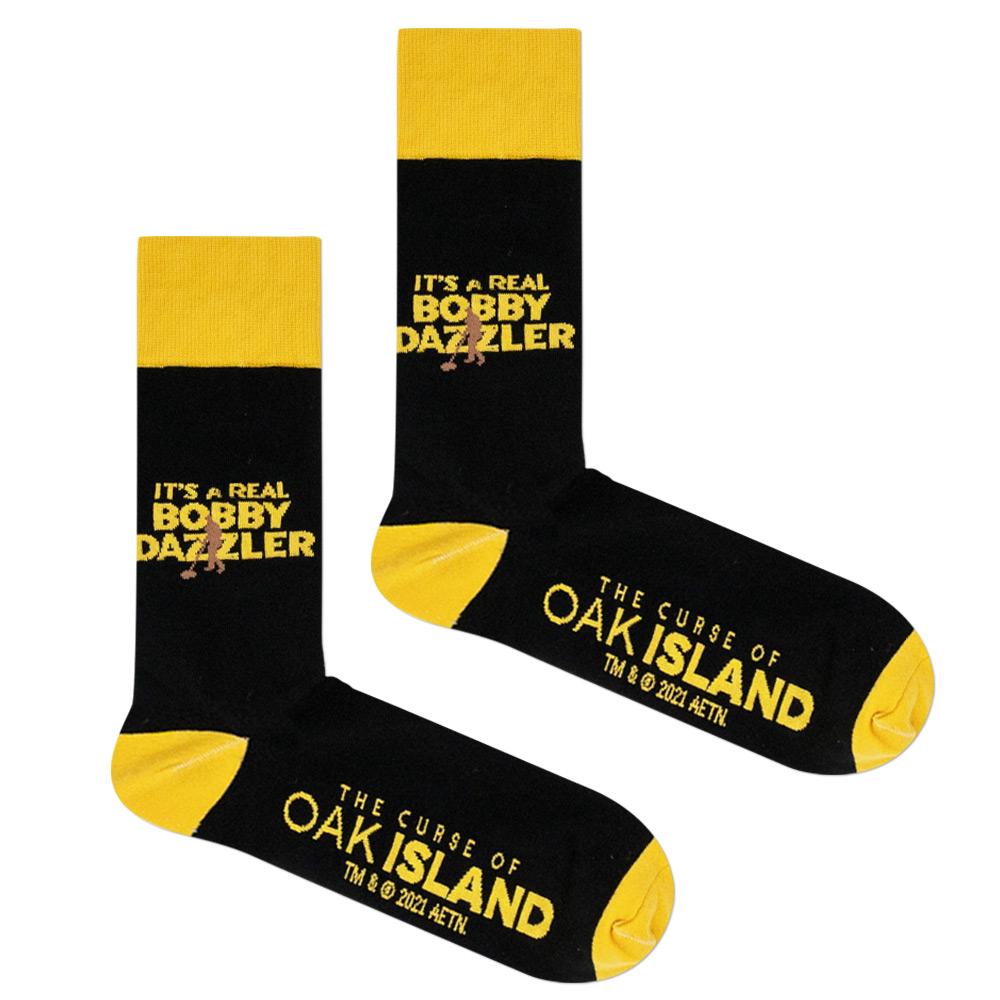 The Curse of Oak Island Real Bobby Dazzler Knit Socks