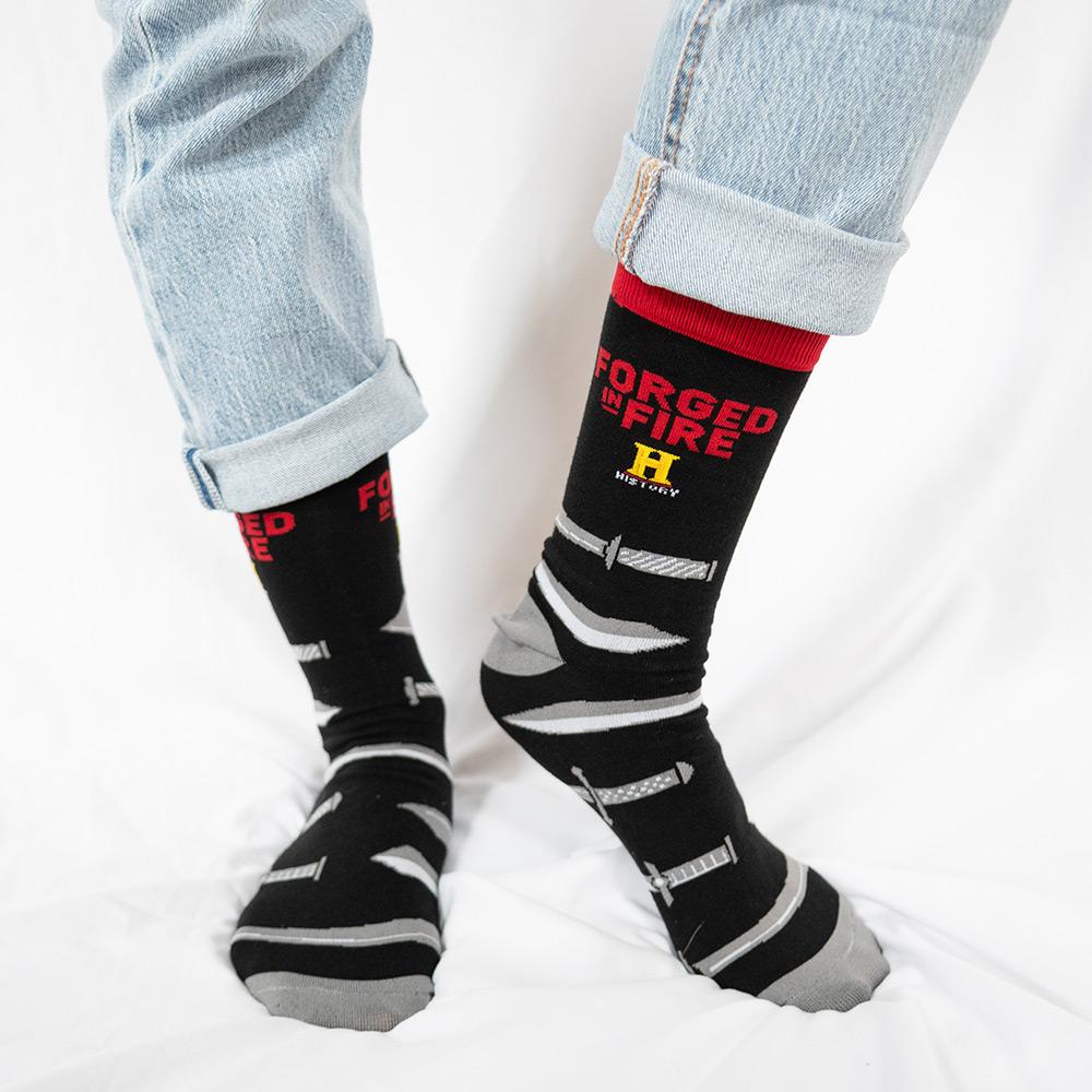 HISTORY Forged in Fire Series Knit Socks-5