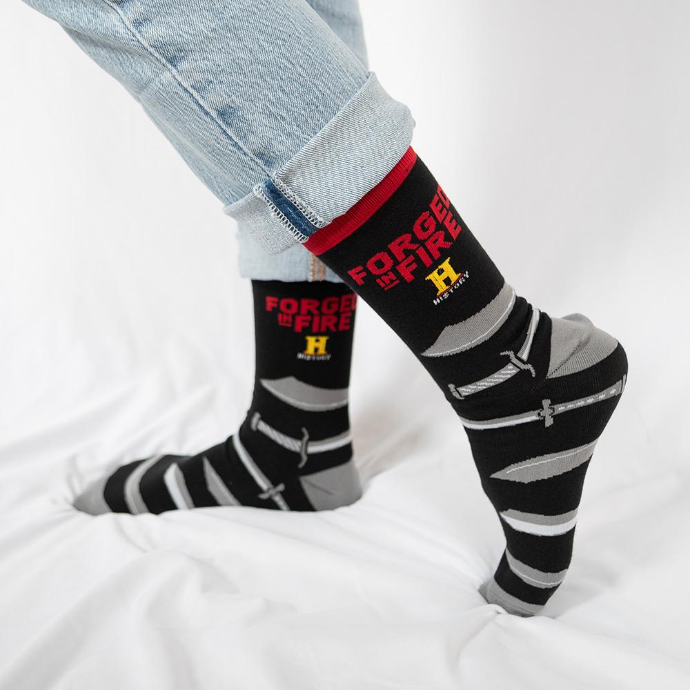 HISTORY Forged in Fire Series Knit Socks-3