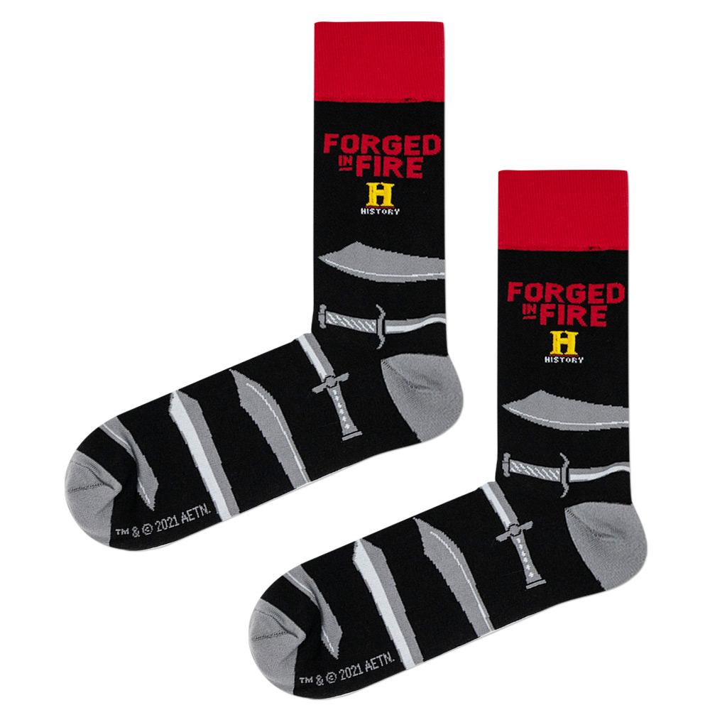 HISTORY Forged in Fire Series Knit Socks-1