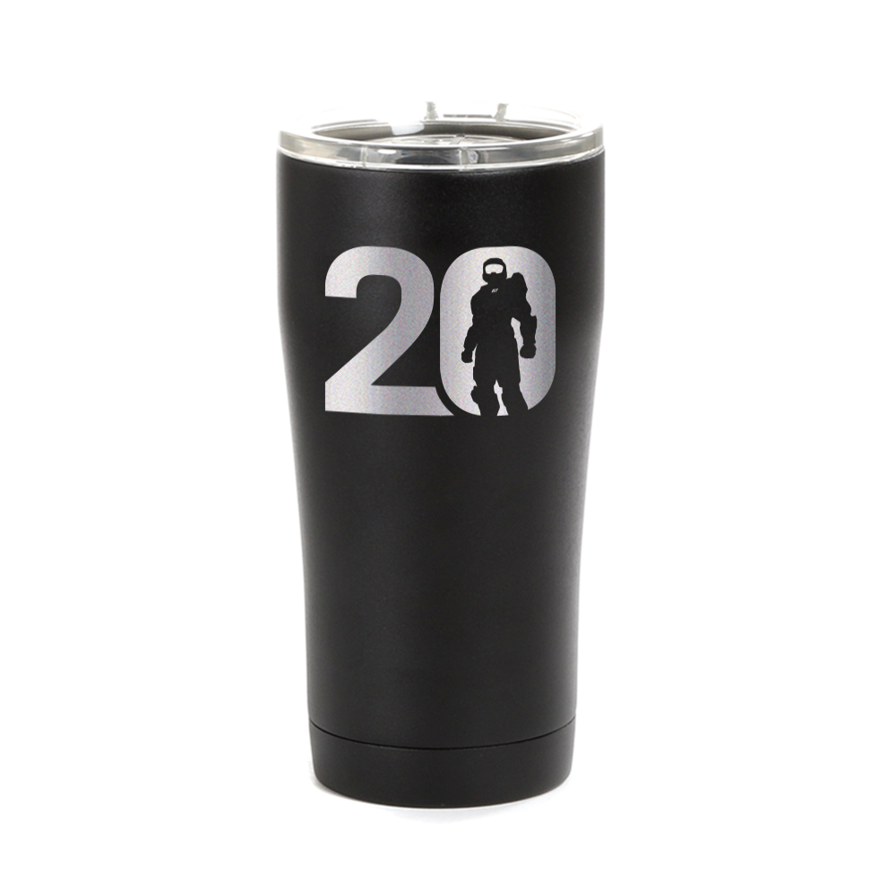 Halo 20th Anniversary Laser Engraved SIC Tumbler