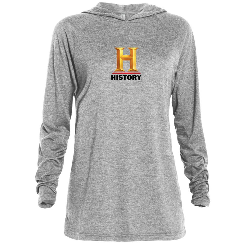 HISTORY Logo Tri-blend Raglan Hoodie