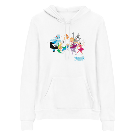 The Jetsons Family  Adult Fleece Hooded Sweatshirt-0