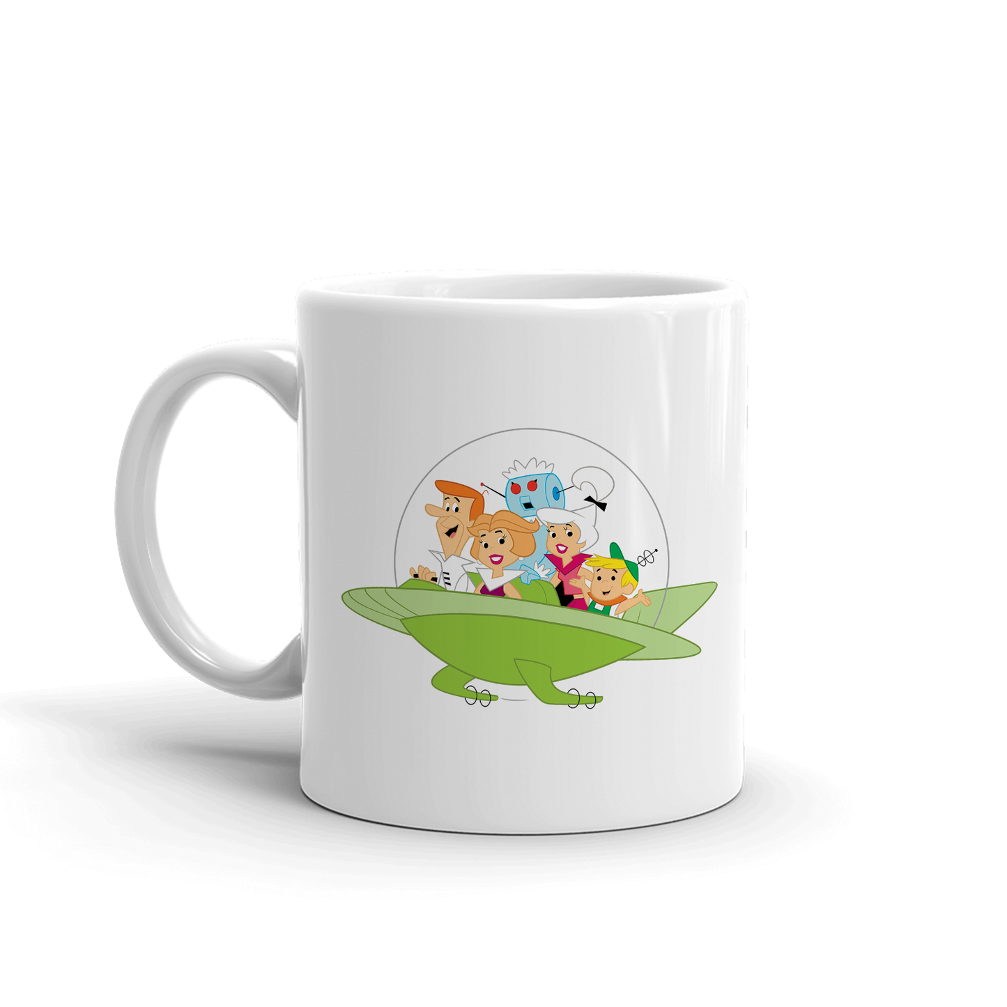 The Jetsons Family Ship White Mug