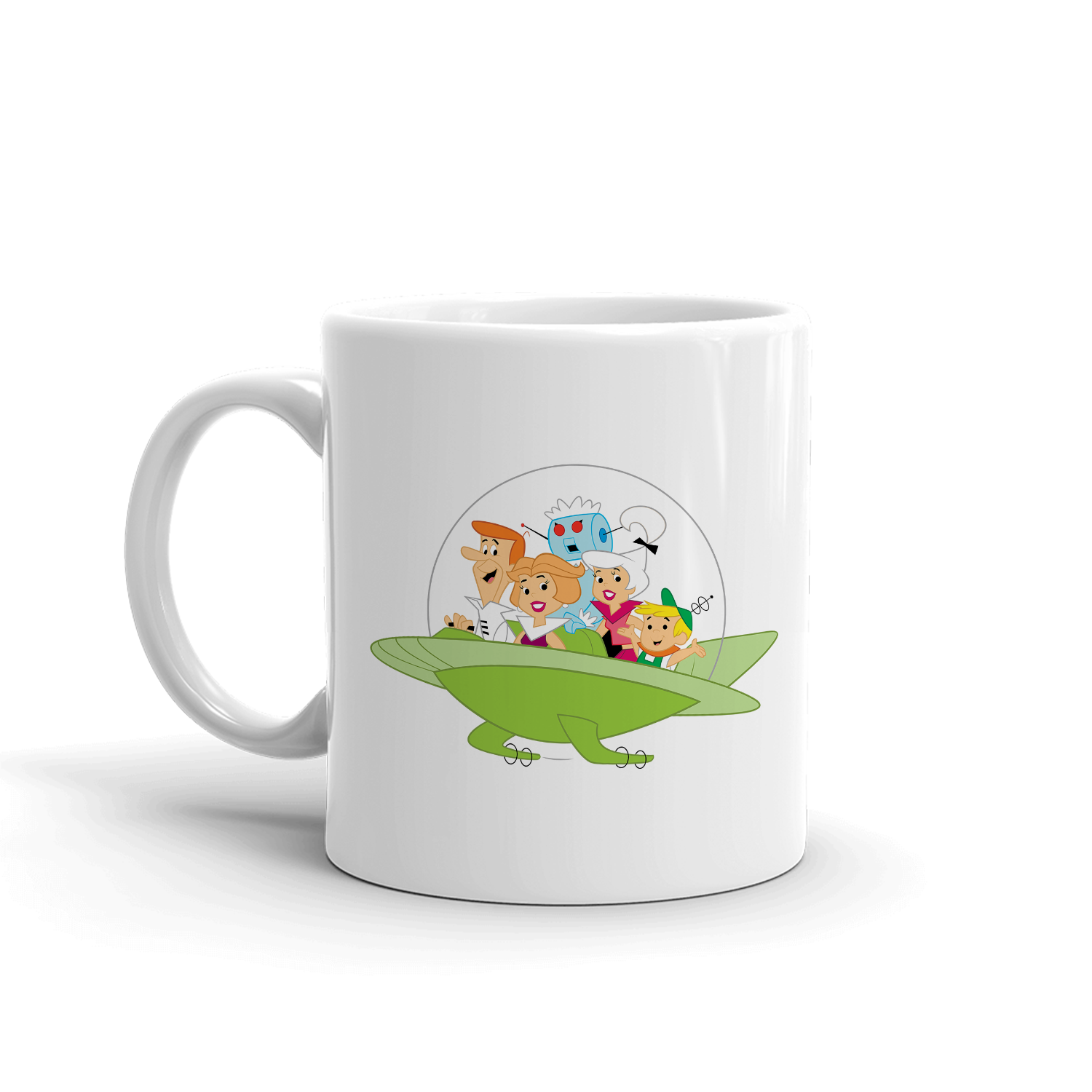 The Jetsons Family Ship White Mug