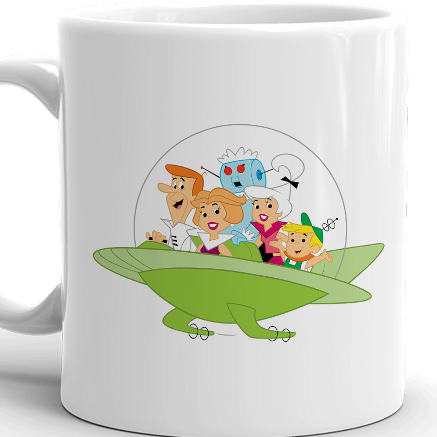 The Jetsons Family Ship White Mug