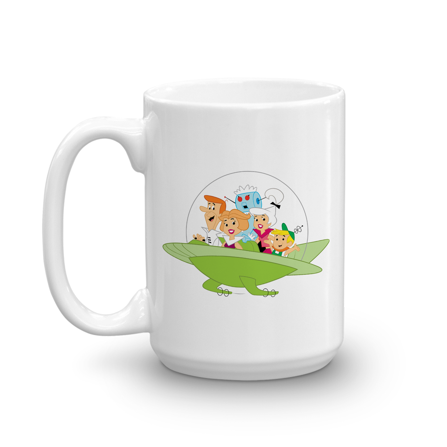 The Jetsons Family Ship White Mug