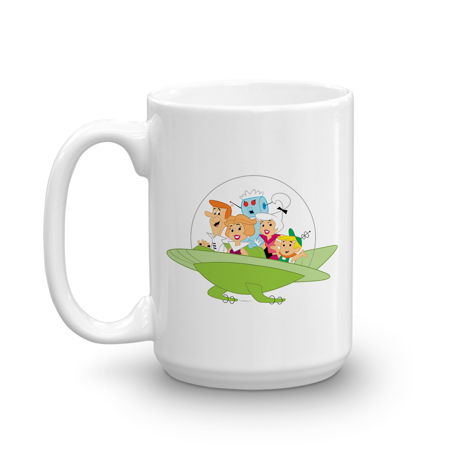 The Jetsons Family Ship White Mug