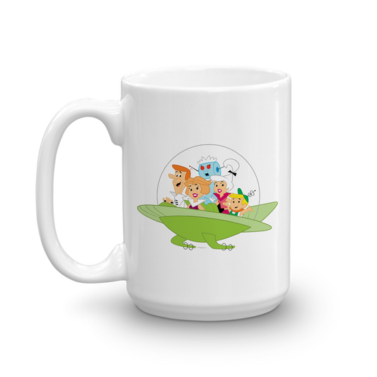 The Jetsons Family Ship White Mug-0