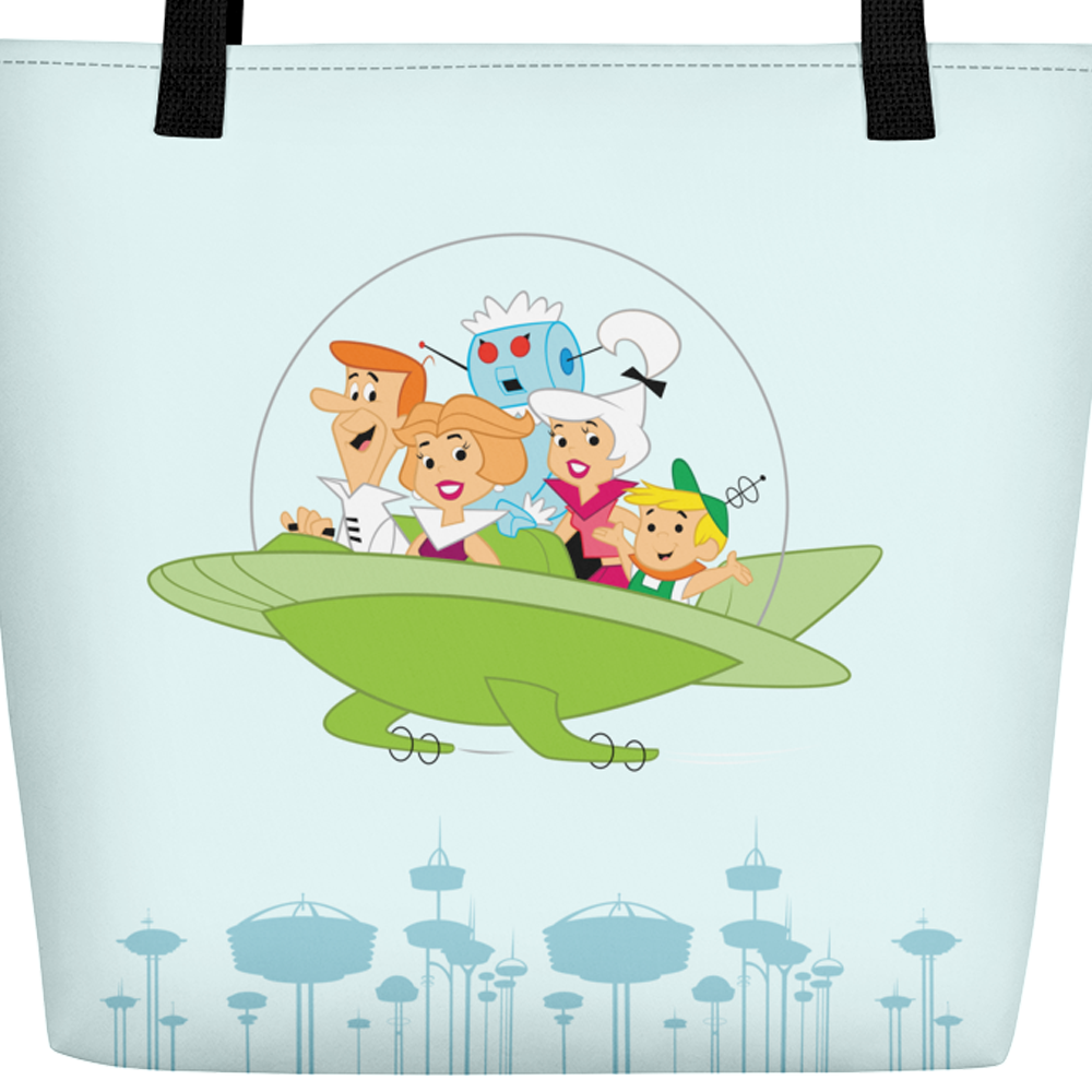 The Jetsons Family Ship Beach Bag