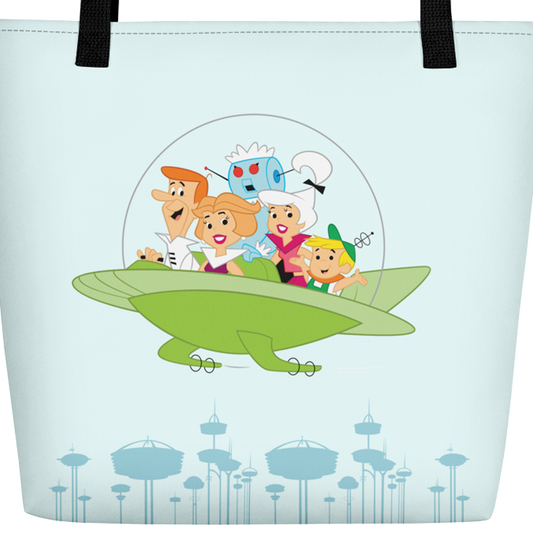 The Jetsons Family Ship Beach Bag-3