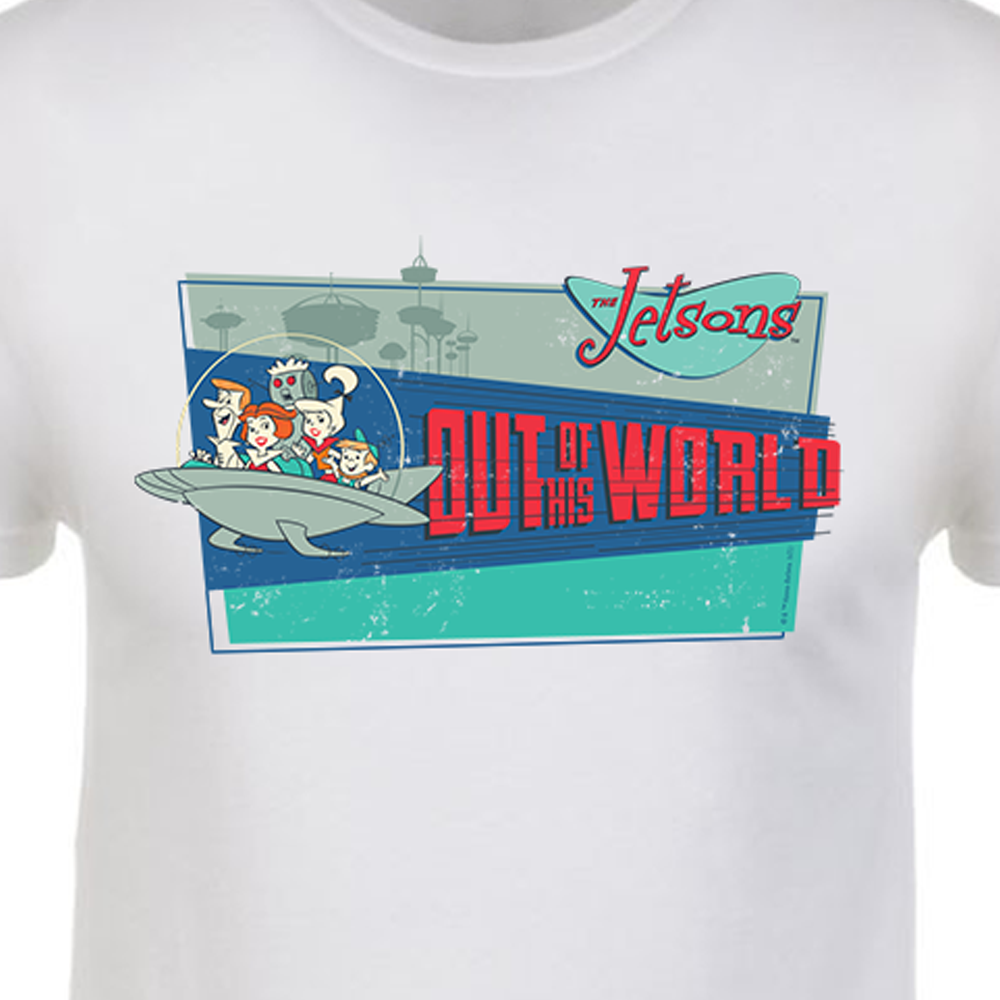 The Jetsons Out Of This World Adult Short Sleeve T-Shirt