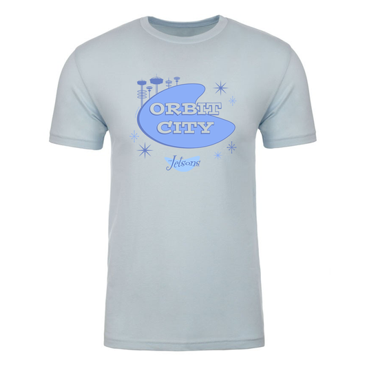 The Jetsons Orbit City Adult Short Sleeve T-Shirt-2