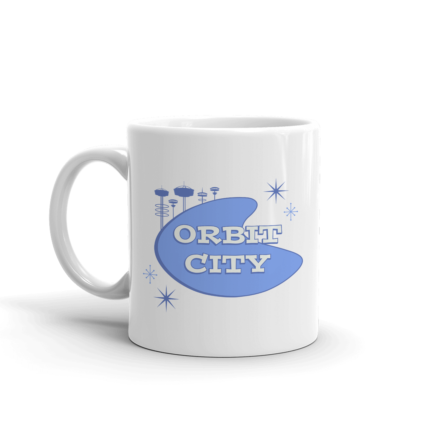 The Jetsons Orbit City White Mug