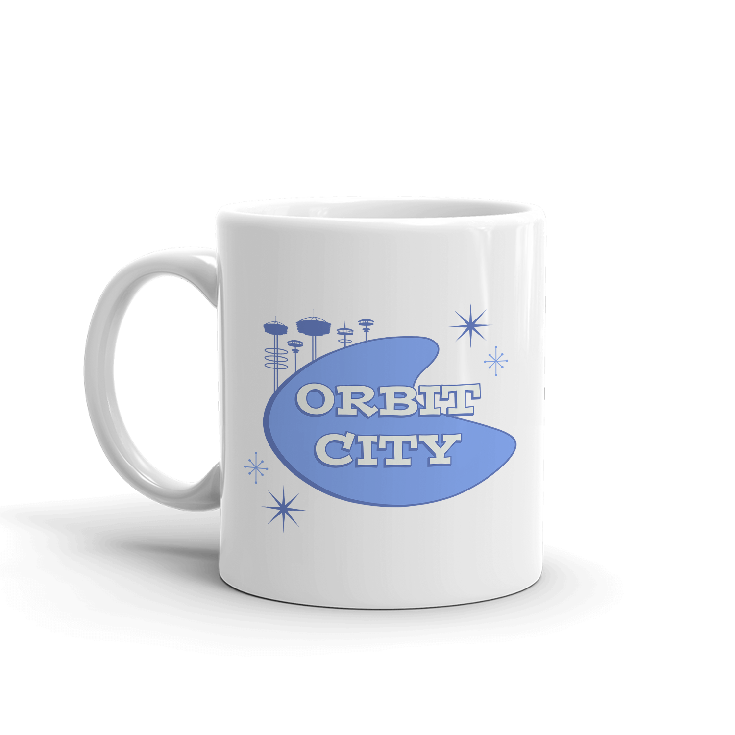 The Jetsons Orbit City White Mug