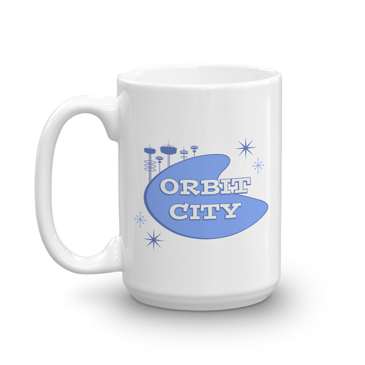 The Jetsons Orbit City White Mug