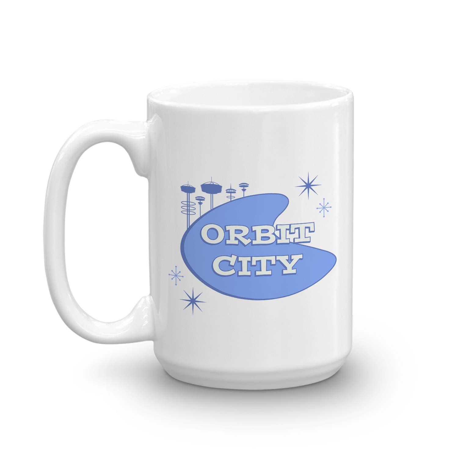 The Jetsons Orbit City White Mug