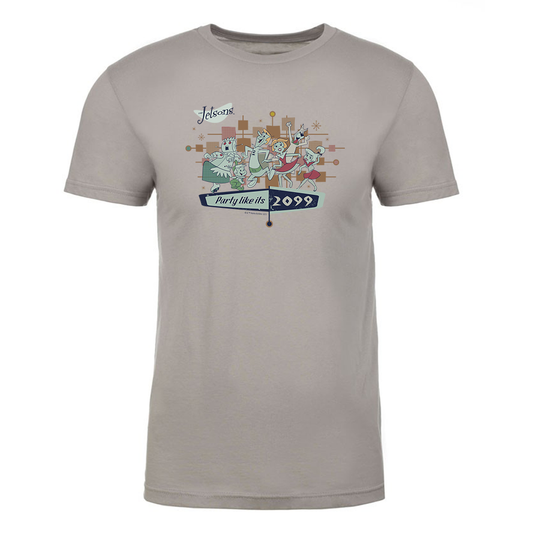 The Jetsons Party Like It's 2099 Adult Short Sleeve T-Shirt-0