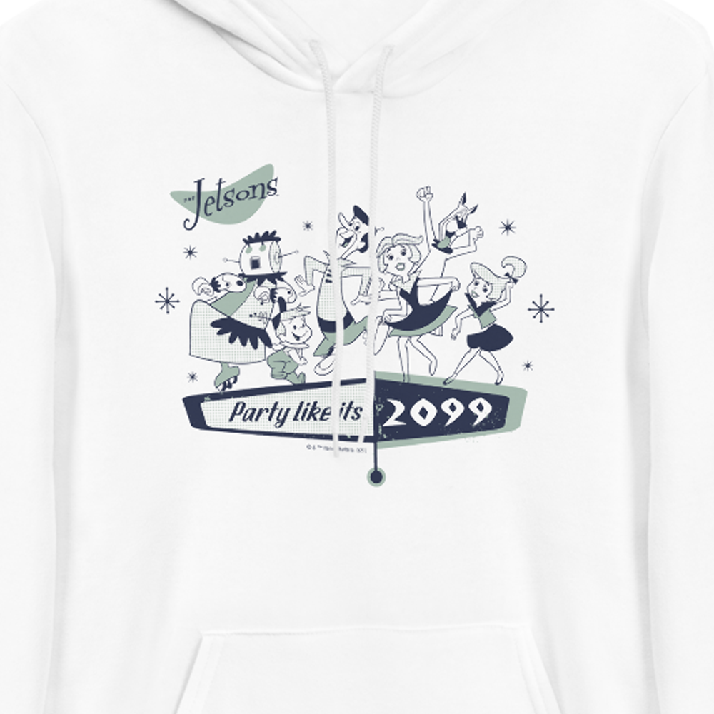 The Jetsons Party Like It's 2099 Adult Fleece Hooded Sweatshirt