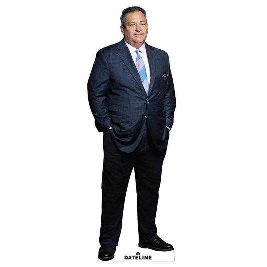 DATELINE Josh Mankiewicz Life-size Cardboard Cutout Standee-0