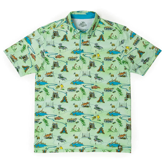 Jurassic Park "Park Map" All-Day Polo-0