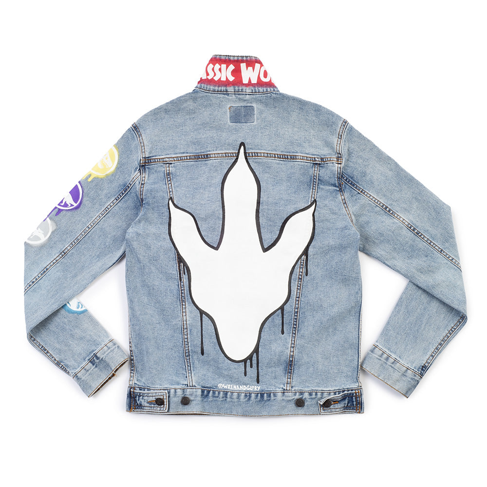 Exclusive Jurassic World Hand-Painted Denim Jacket