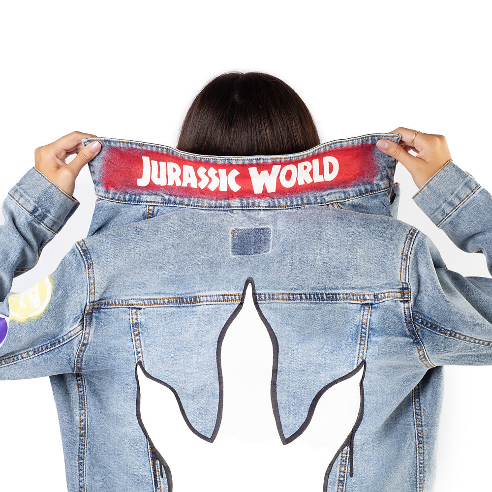 Exclusive Jurassic World Hand-Painted Denim Jacket