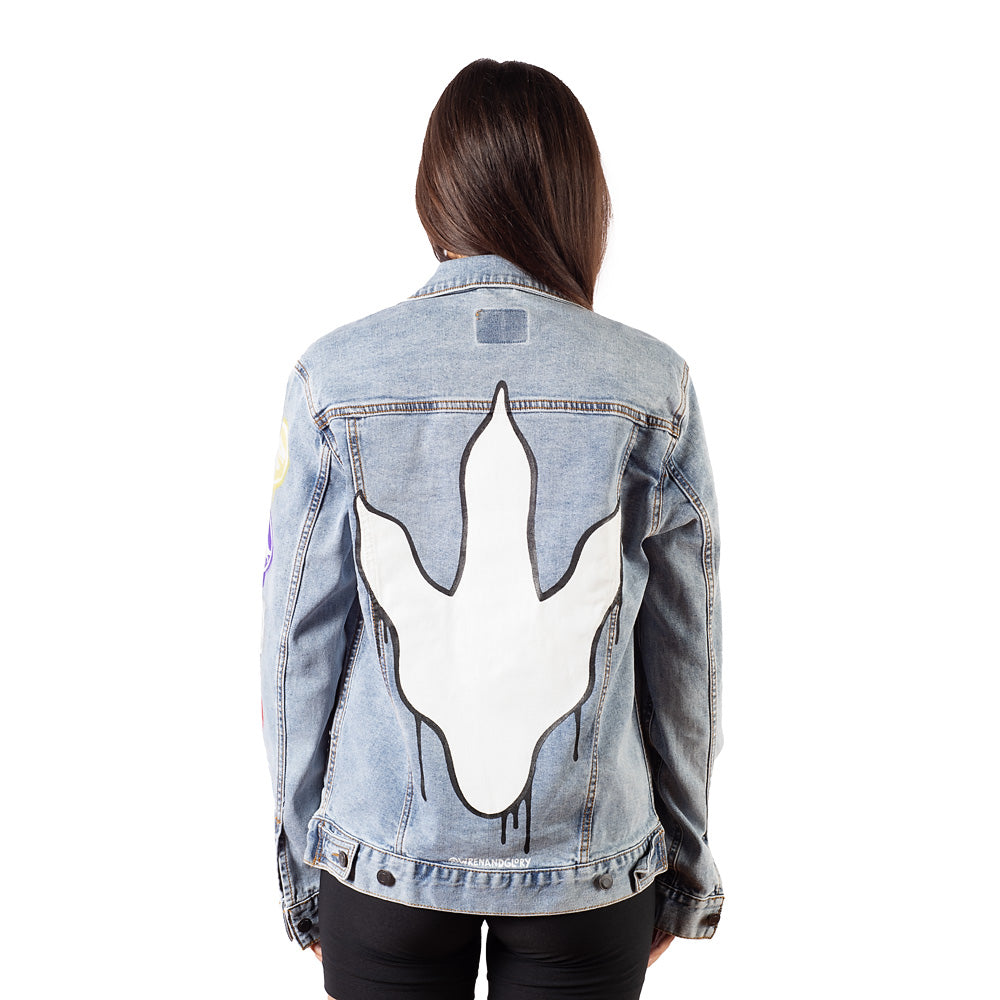 Exclusive Jurassic World Hand-Painted Denim Jacket