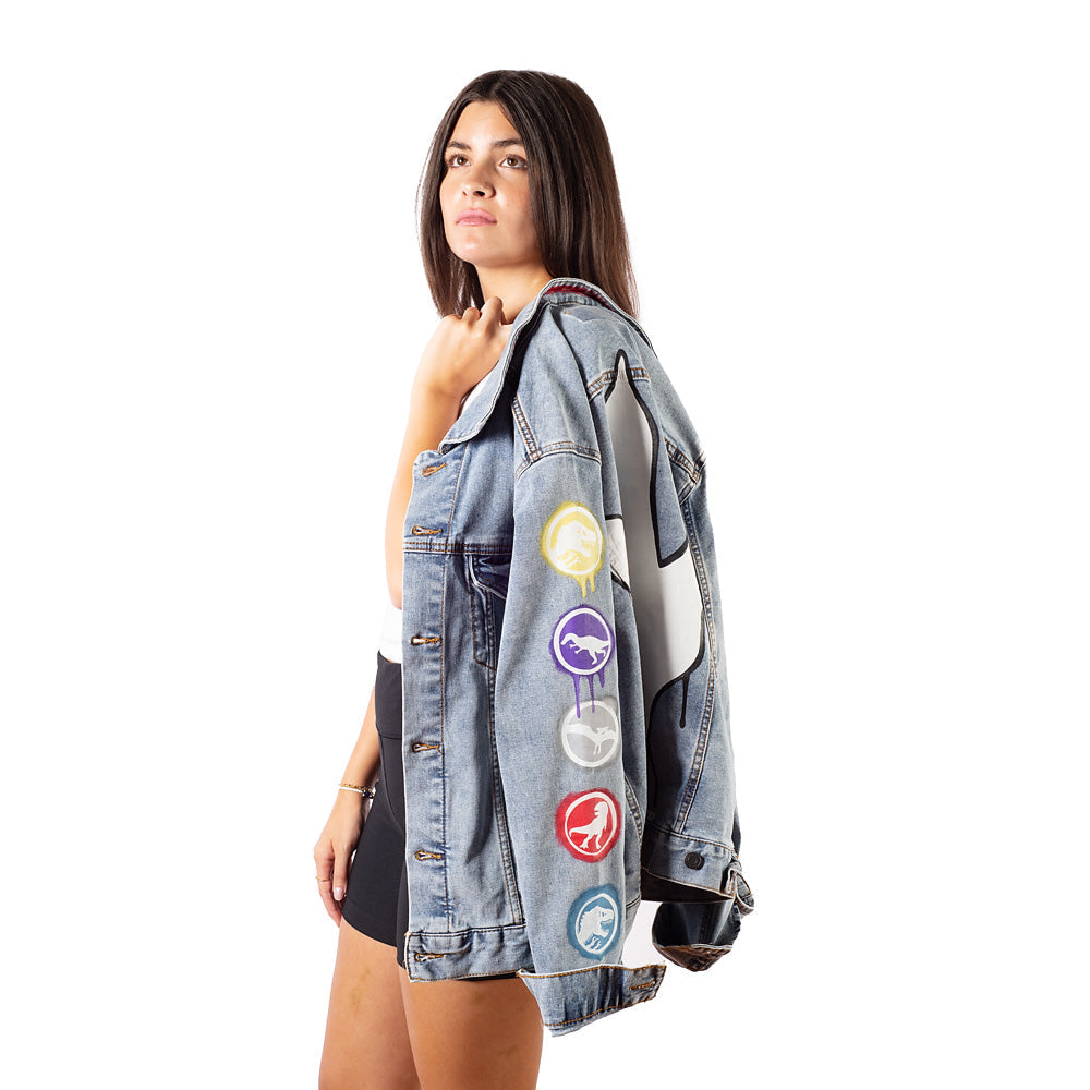 Exclusive Jurassic World Hand-Painted Denim Jacket