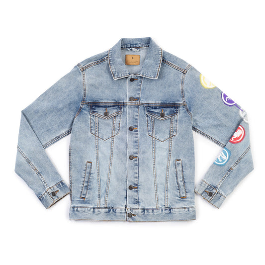 Exclusive Jurassic World Hand-Painted Denim Jacket-0