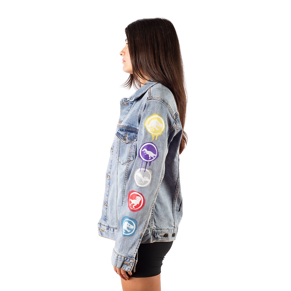 Exclusive Jurassic World Hand-Painted Denim Jacket