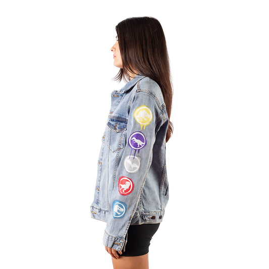 Exclusive Jurassic World Hand-Painted Denim Jacket-3