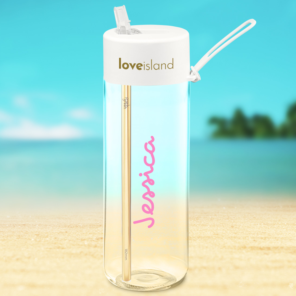 Official Love Island Classic Personalized Water Bottle | Official CBS Entertainment Store