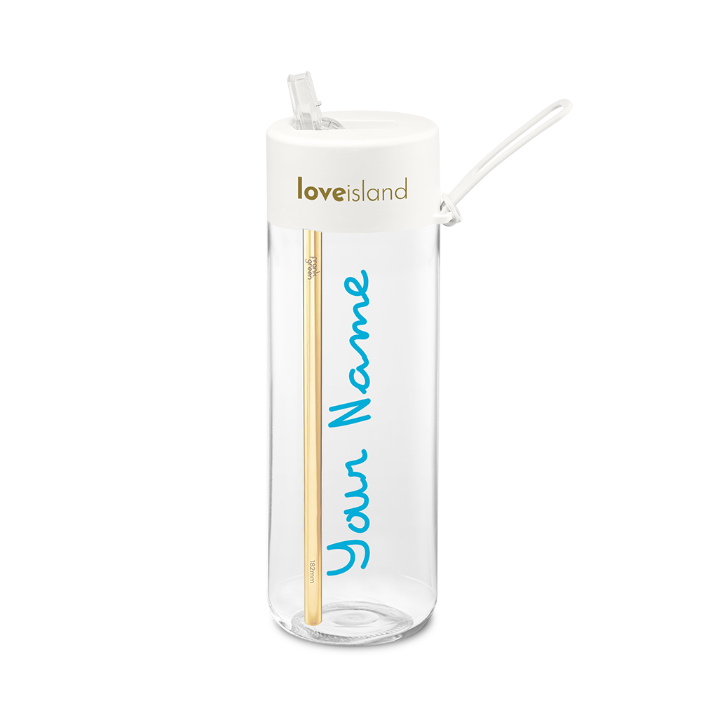 Official Love Island Classic Personalized Water Bottle | Official CBS Entertainment Store