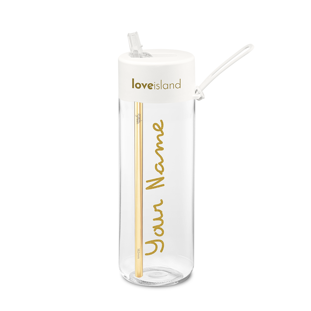 Official Love Island Classic Personalized Water Bottle | Official CBS Entertainment Store