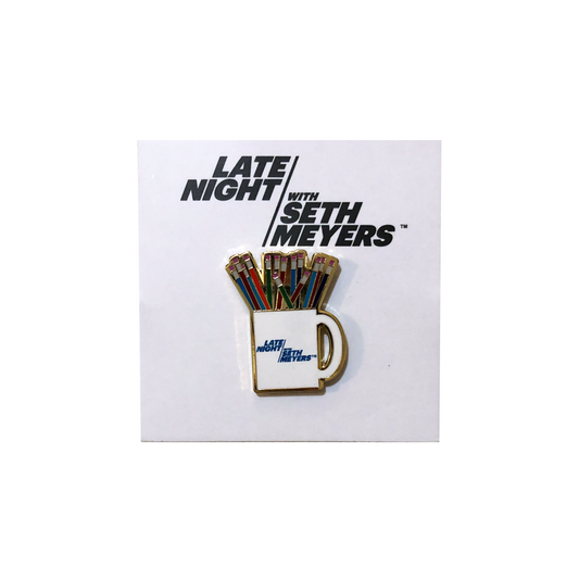 Late Night with Seth Meyers Pintrill Mug Pin-0