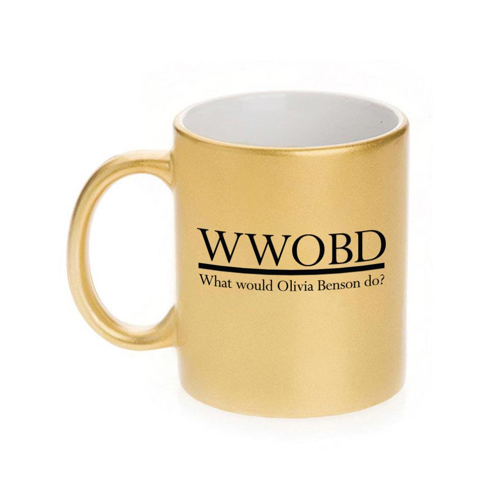 Law & Order: SVU WWOBD 11 oz Gold Metallic Mug