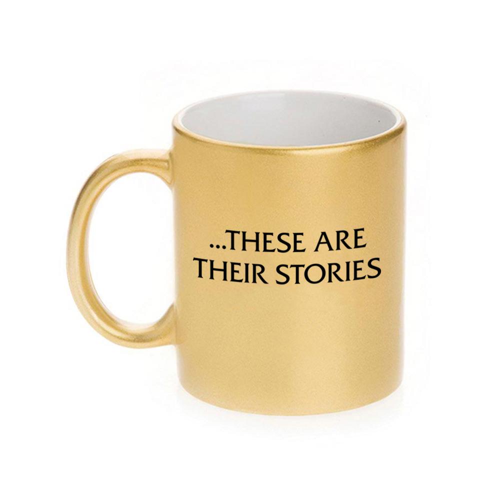 Law & Order: SVU These are Their Stories 11 oz Gold Metallic Mug