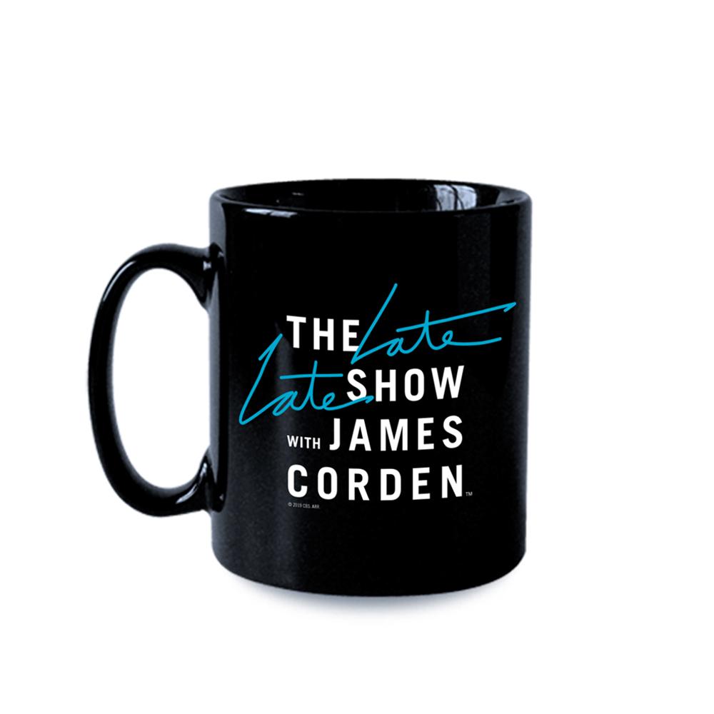 The Late Late Show with James Corden As Seen on Black Mug | Official CBS Entertainment Store