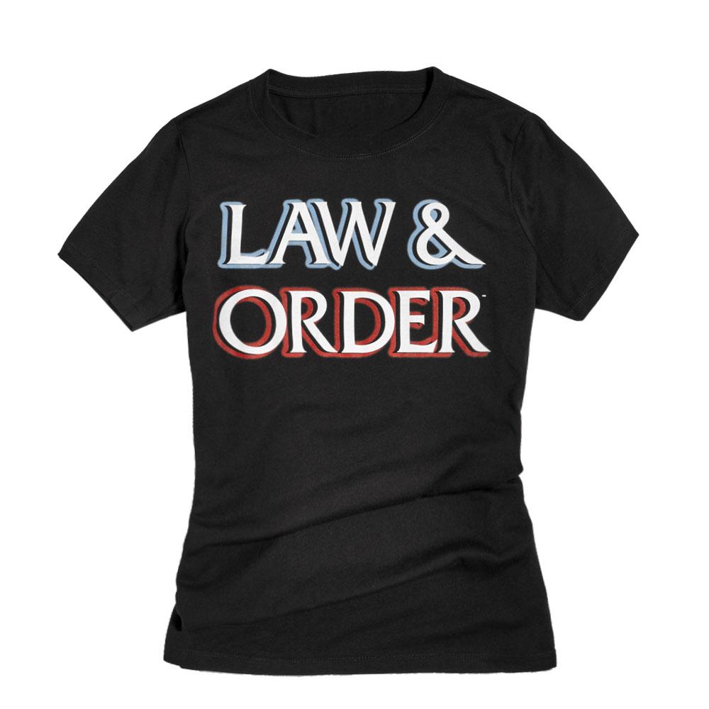 Law and Order Women's Logo Tee