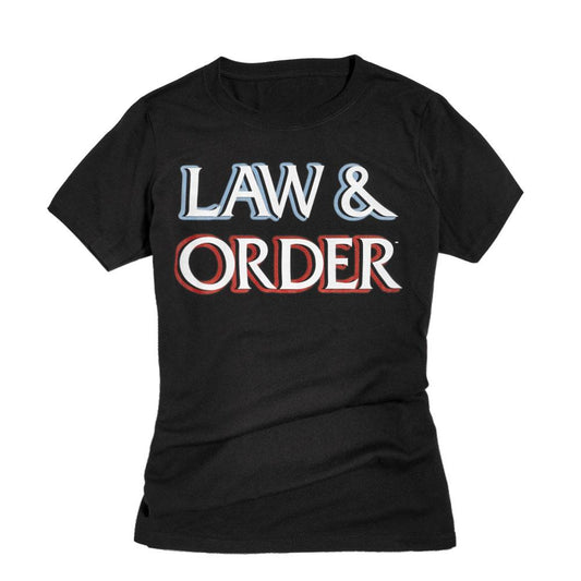 Law and Order Women's Logo Tee