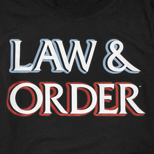 Law and Order Men's Logo Tee-1