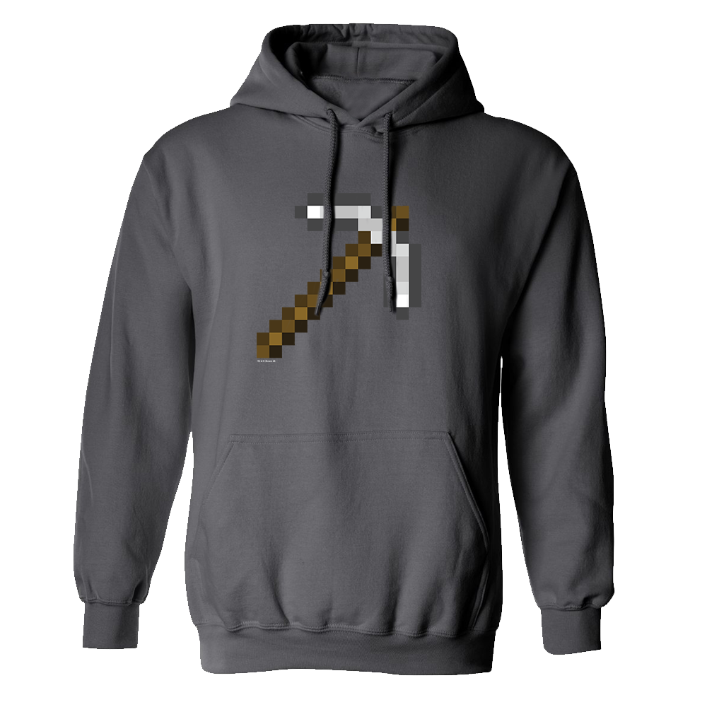 Minecraft Pickaxe Fleece Hooded Sweatshirt