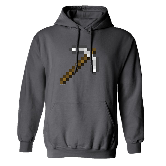 Minecraft Pickaxe Fleece Hooded Sweatshirt-0