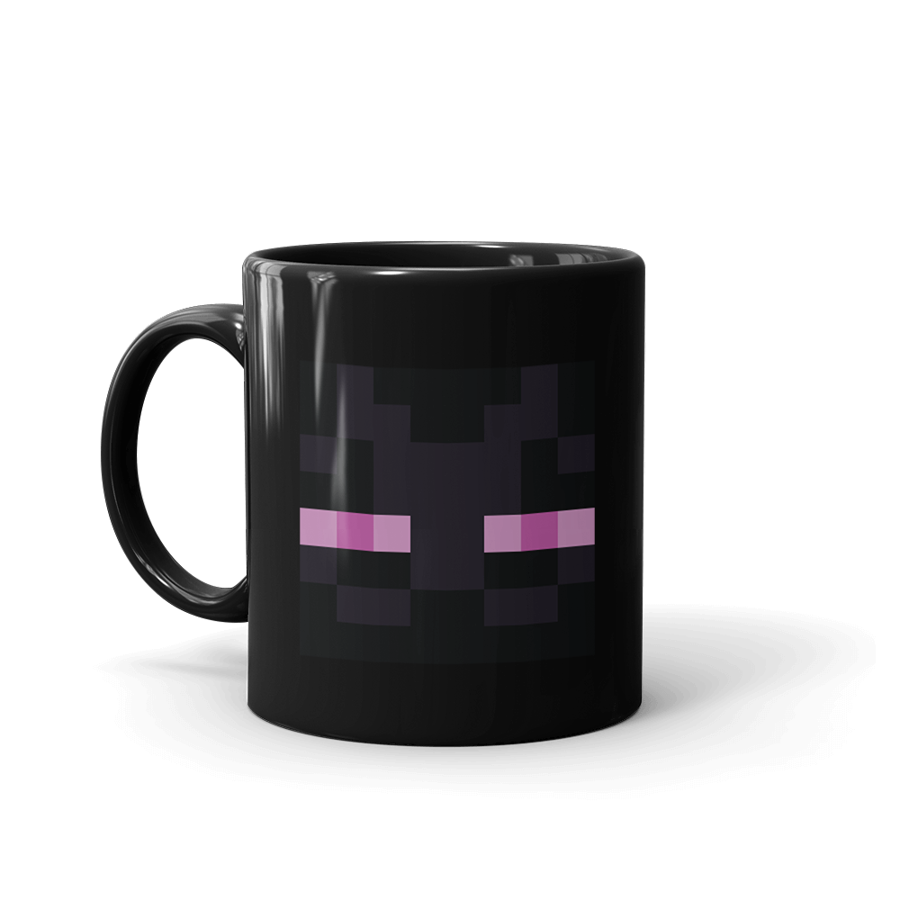 Minecraft Ender Eyes Black Mug