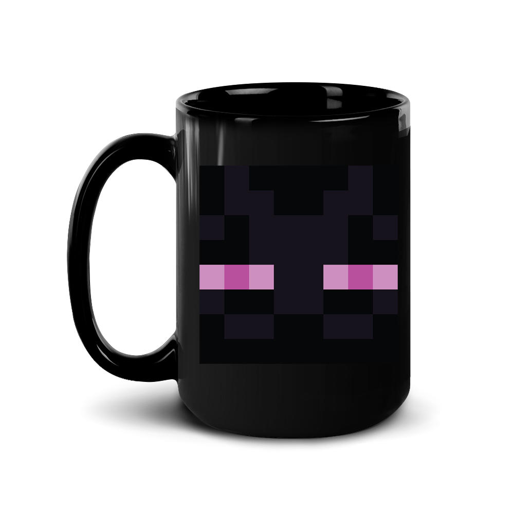 Minecraft Ender Eyes Black Mug