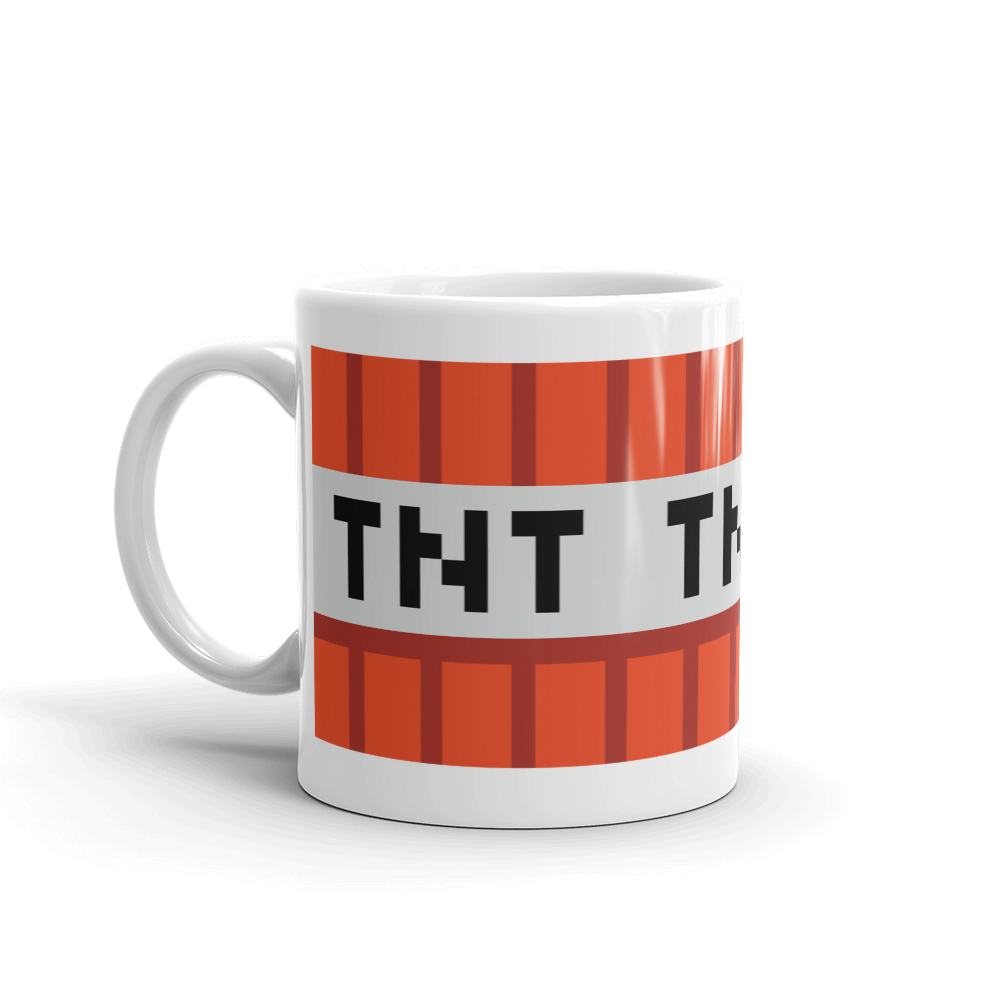 Minecraft TNT White Mug