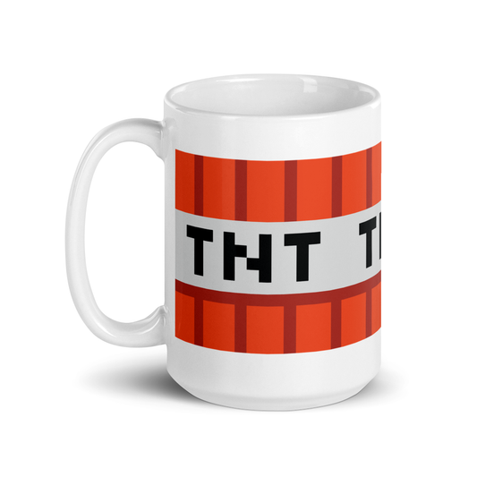 Minecraft TNT White Mug-4